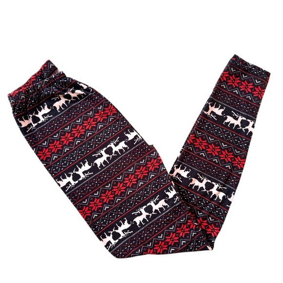 Simple Pants - Women’s Colorful Patterned Faire Isle Leggings